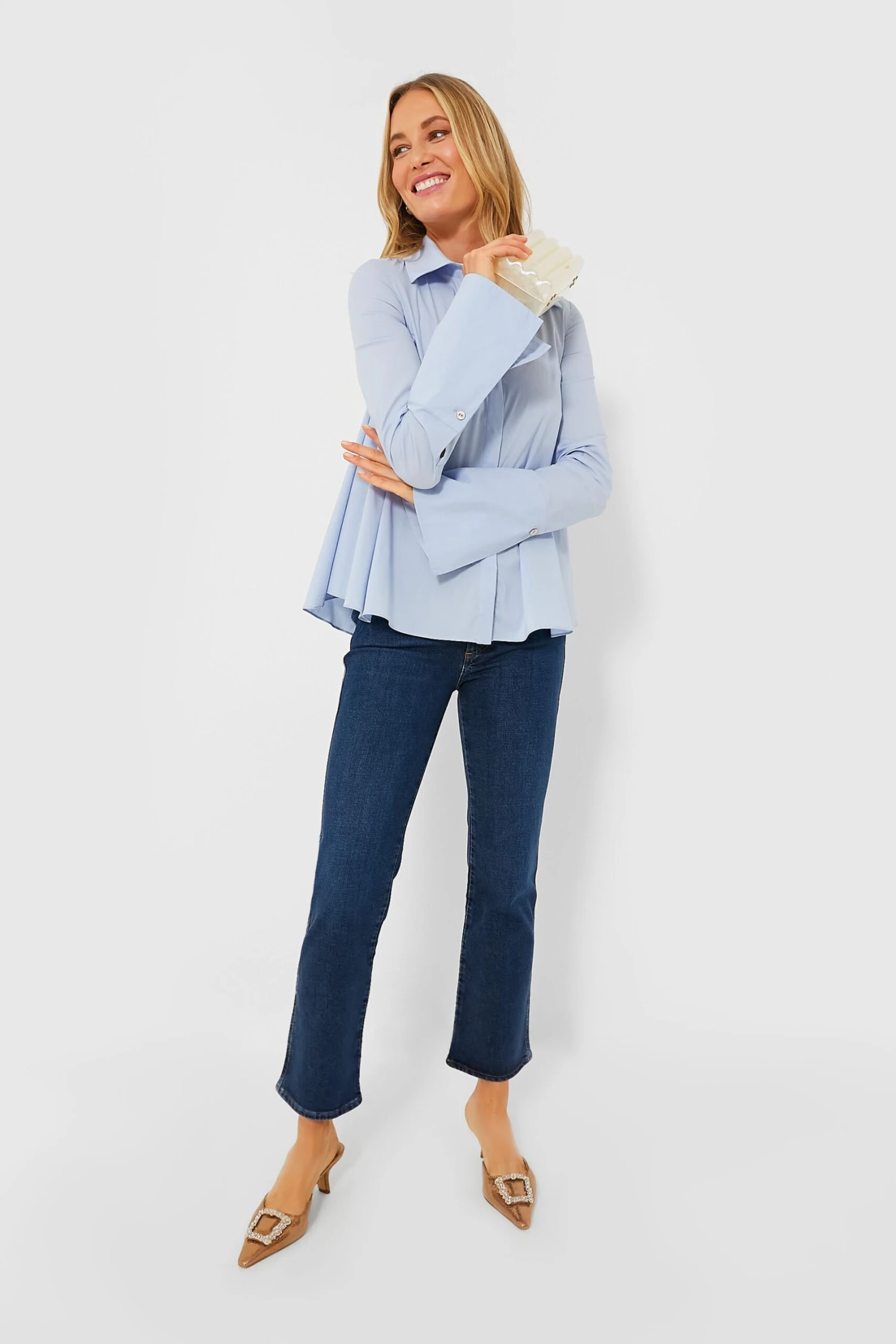 AGOLDE Song Pinch High Rise Kick Flare - Image 2