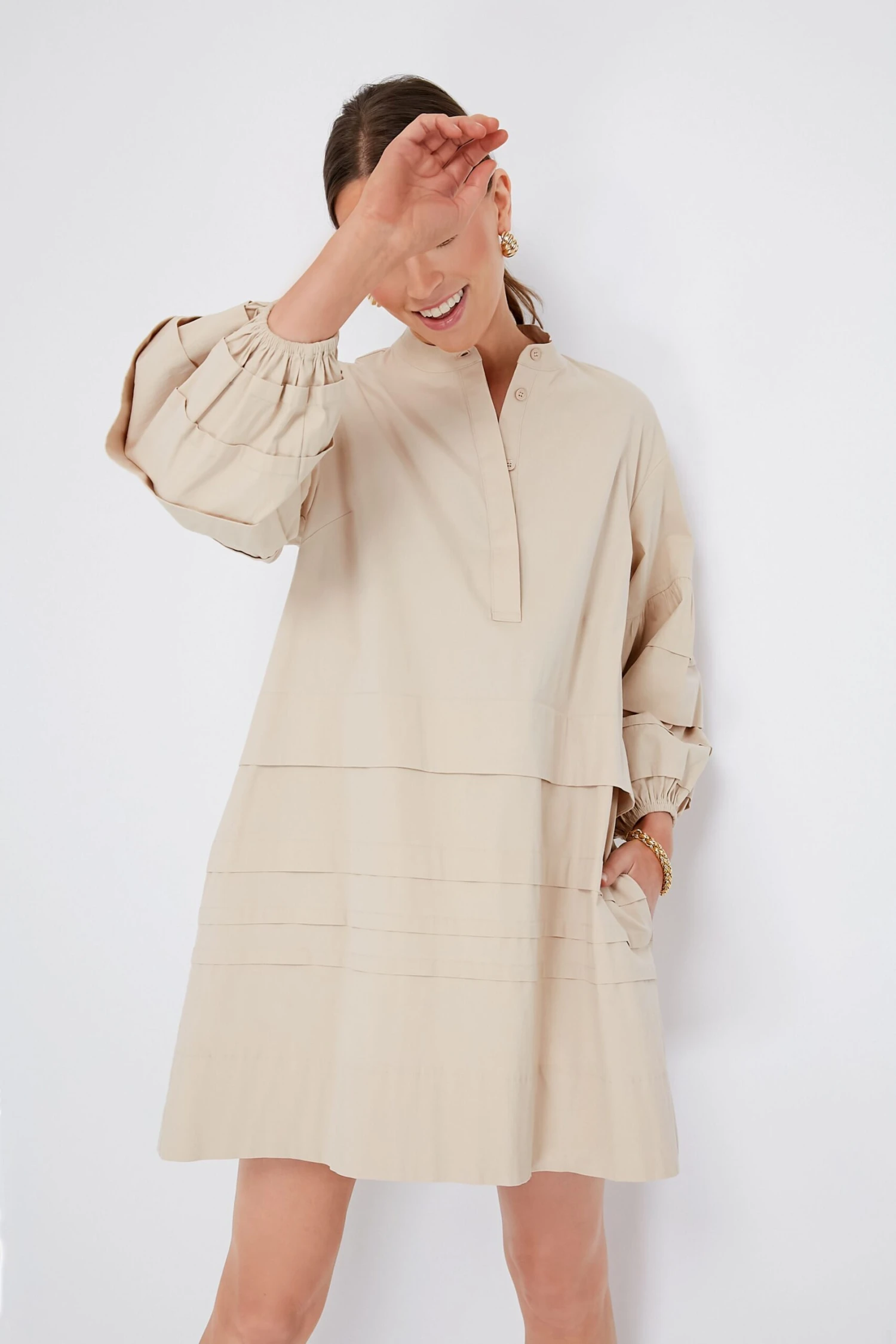 Khaki Chelsea Dress - Image 2