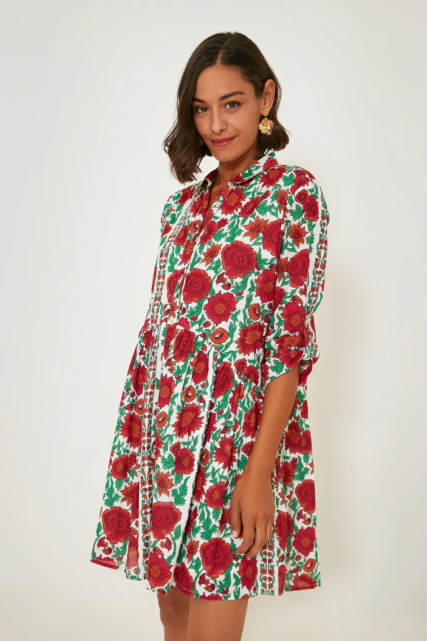 Exclusive Pink Dijon Deauville Mini Dress - Image 2