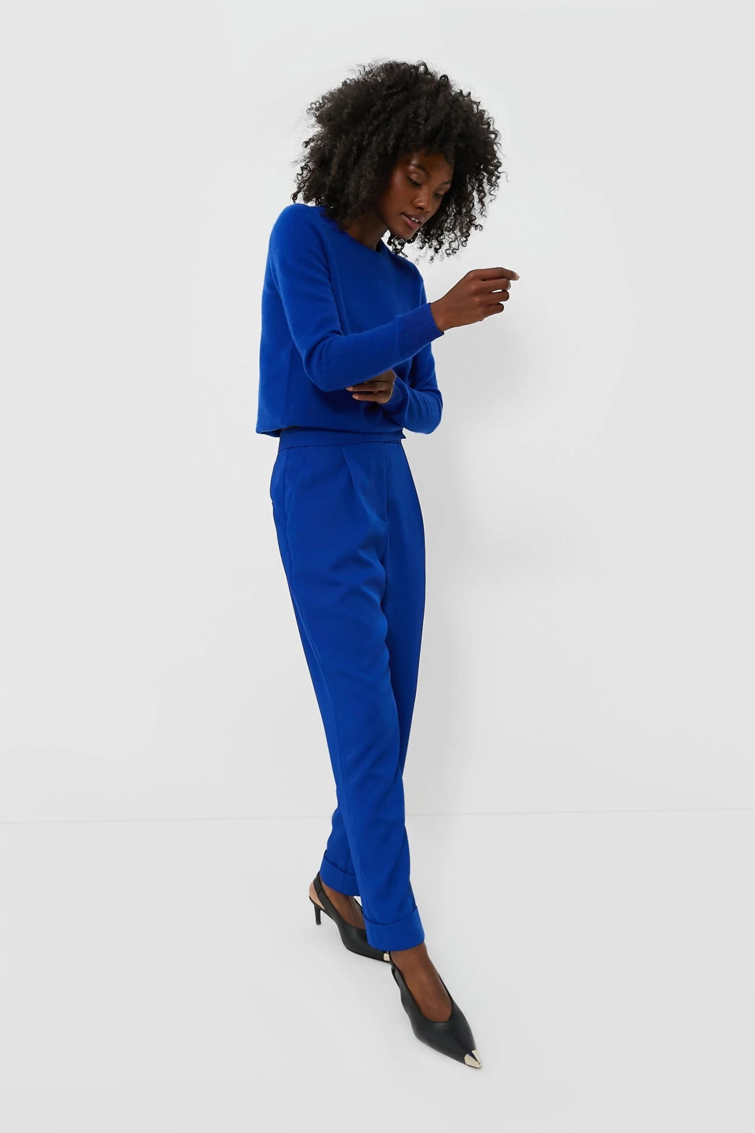 Sapphire Blue Duncan Trouser - Image 2