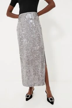 Sequins Maxi Skirt