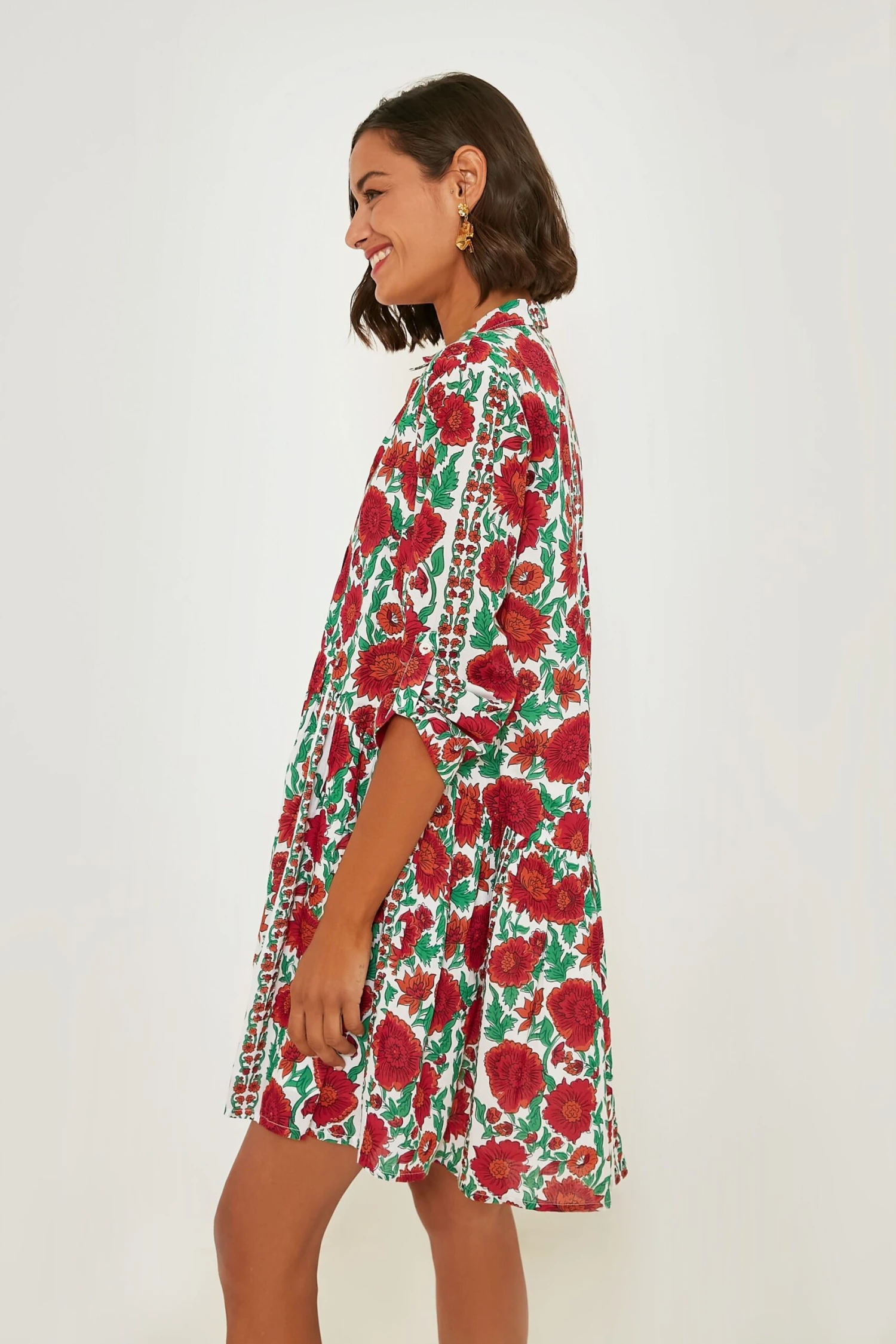 Exclusive Pink Dijon Deauville Mini Dress - Image 3