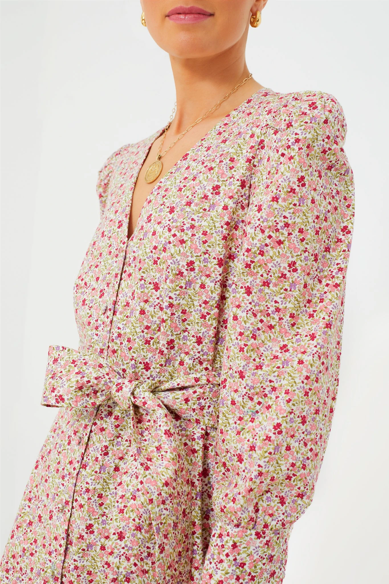 Pink Floral Nellie Maxi Dress - Image 5