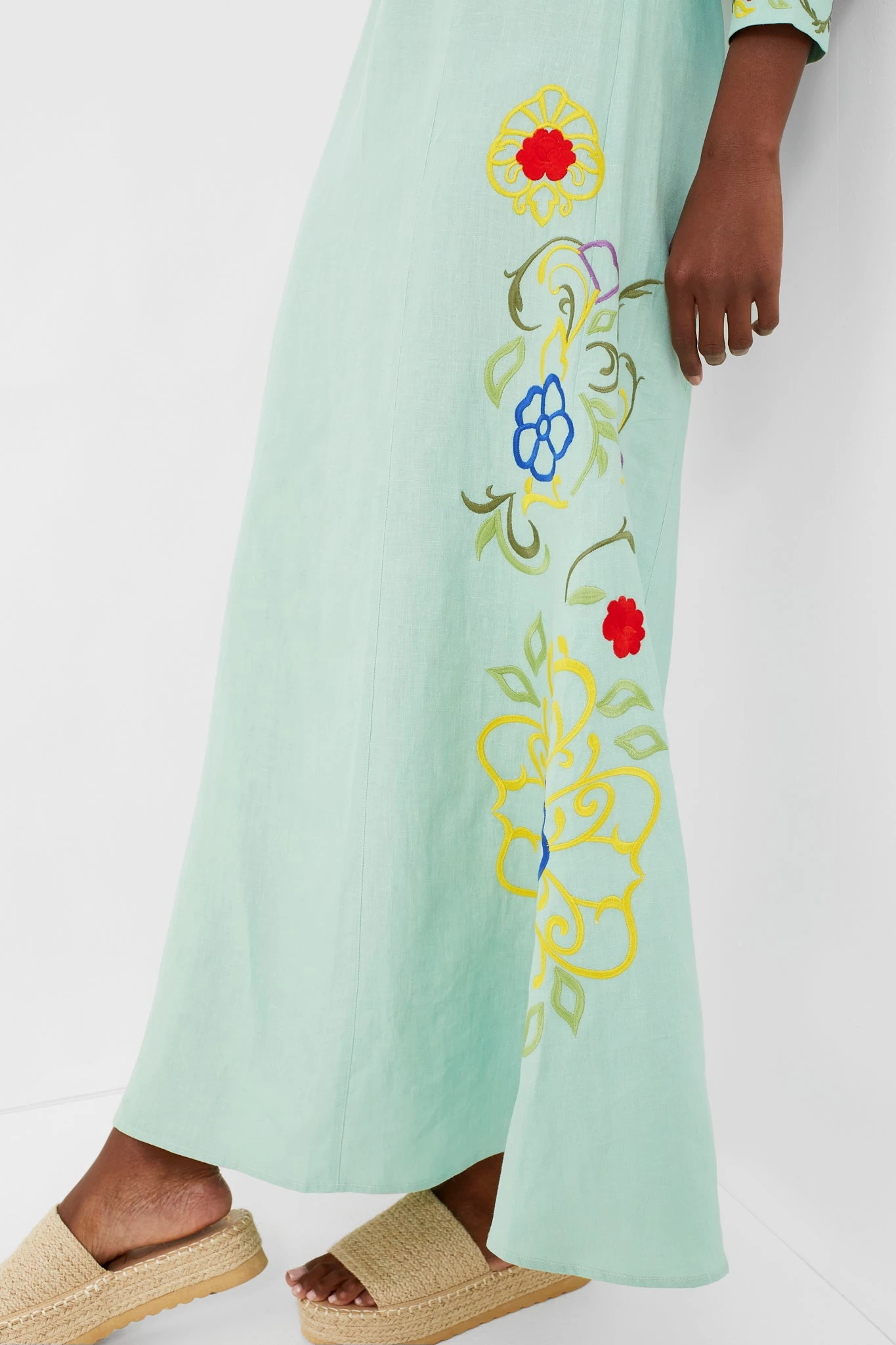 Sage Leaf Fatma Maxi Dress - Image 5