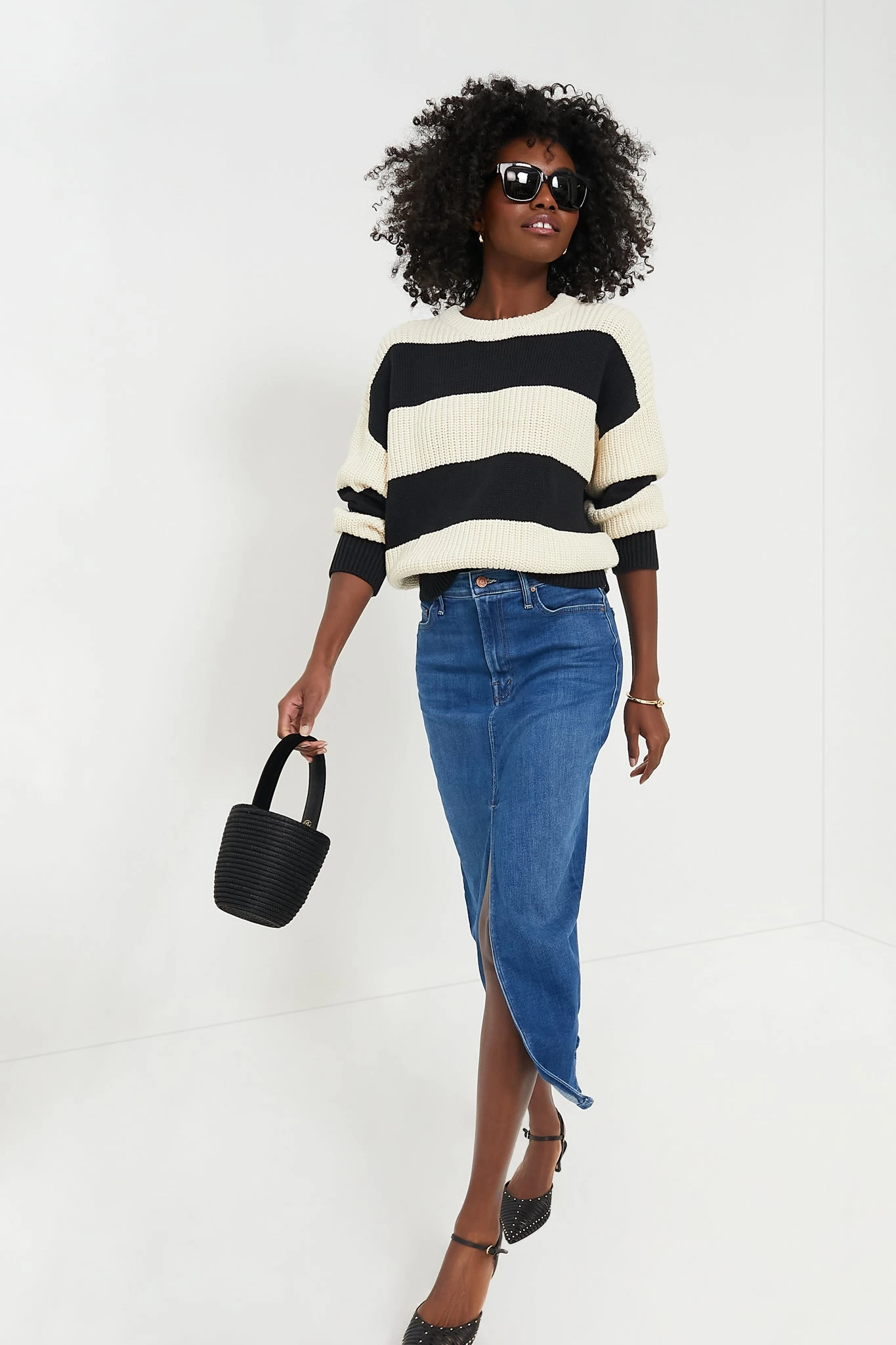 MOTHER How Are Hue? The Reverse Pencil Pusher Skirt - Image 2