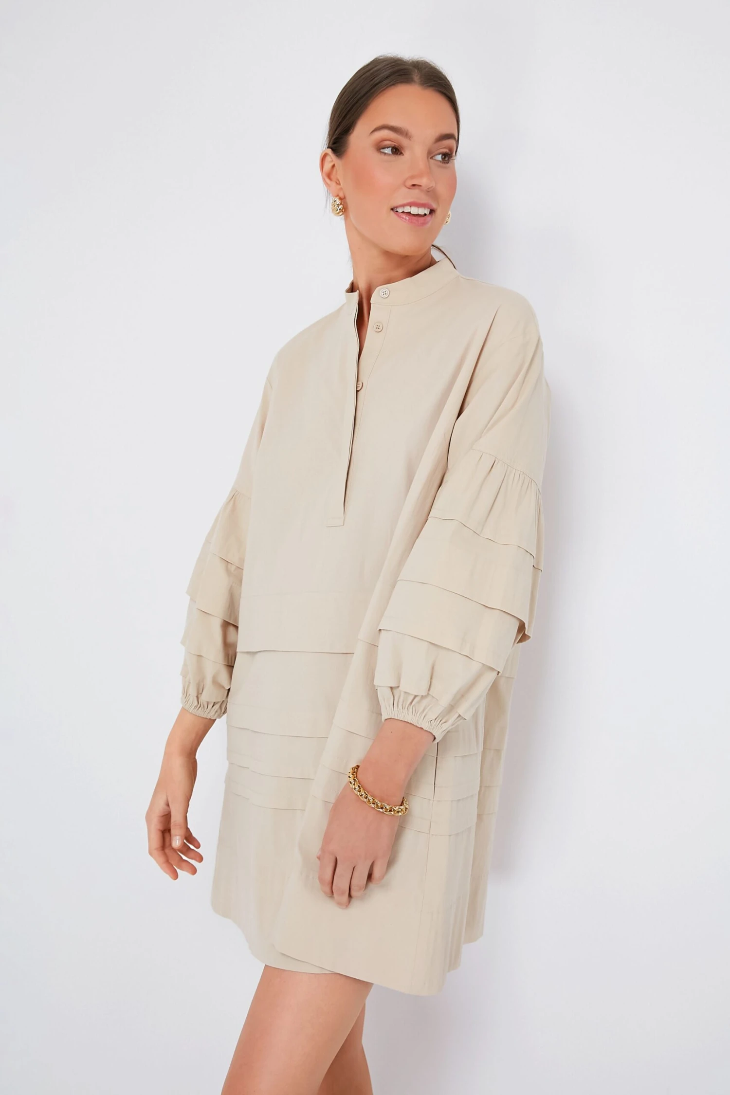 Khaki Chelsea Dress - Image 3