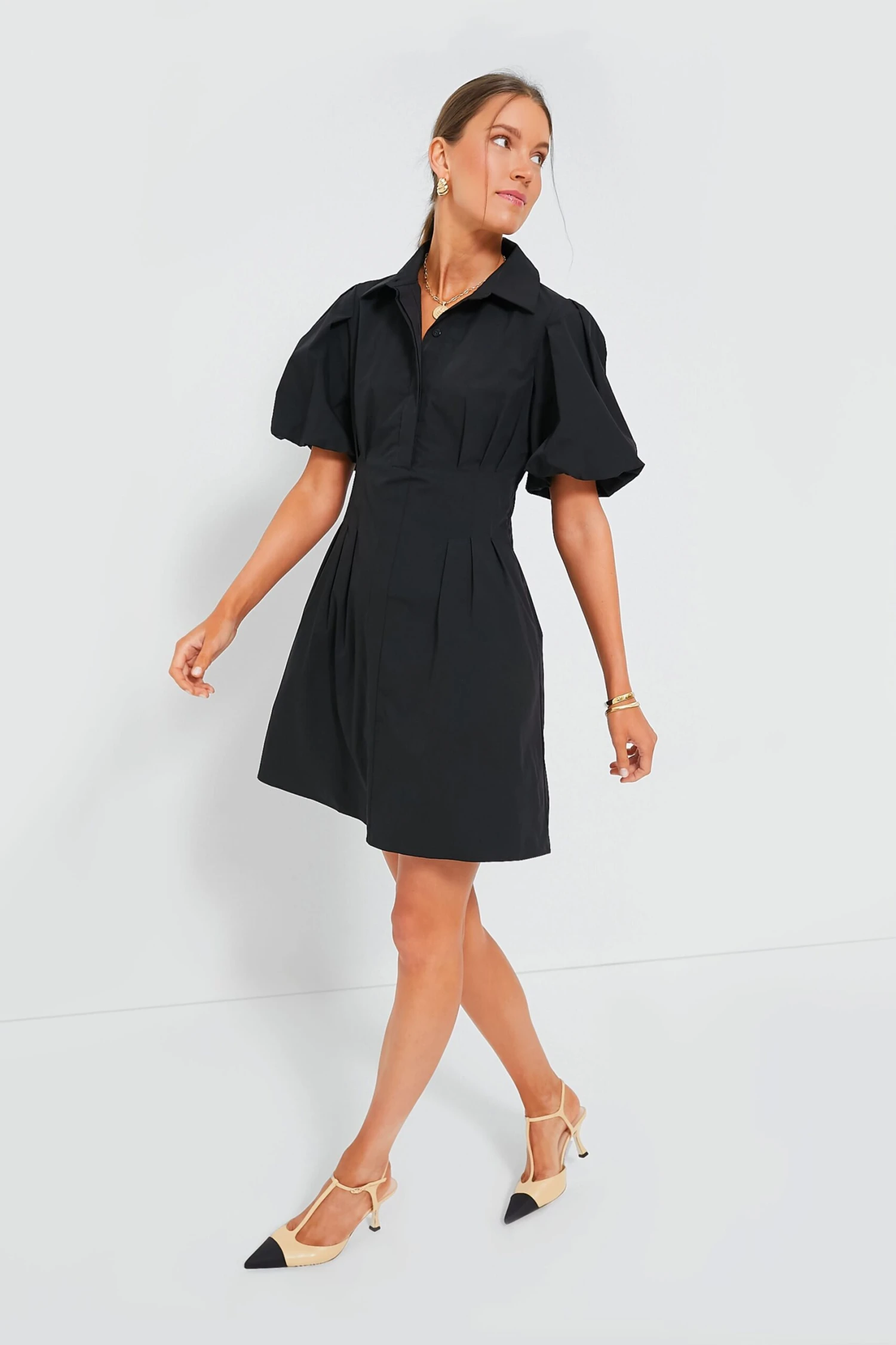 Black Mini Delaney Dress - Image 5