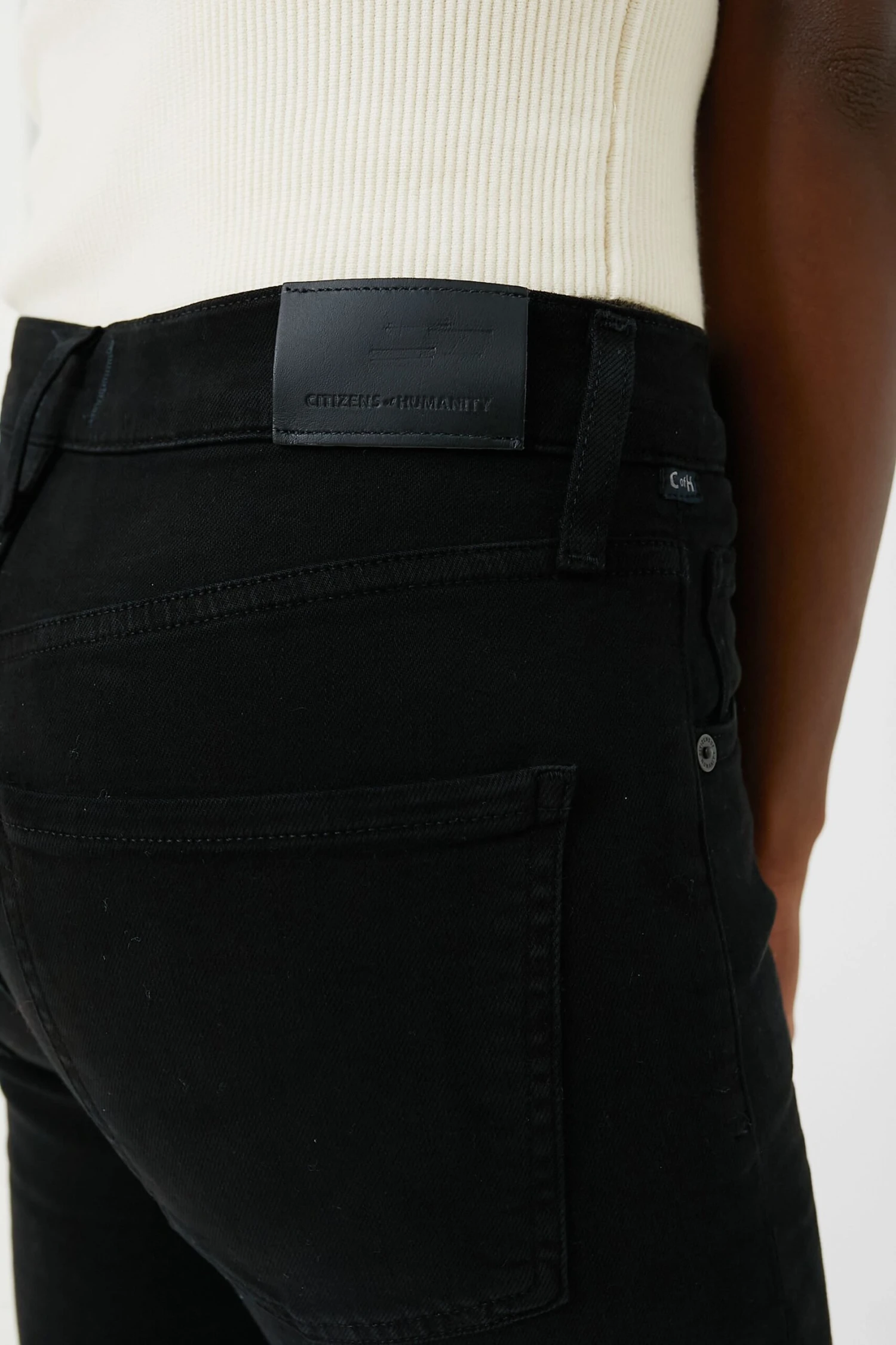 CITIZENS OF HUMANITY Plush Black Isola Cropped Boot - Image 5