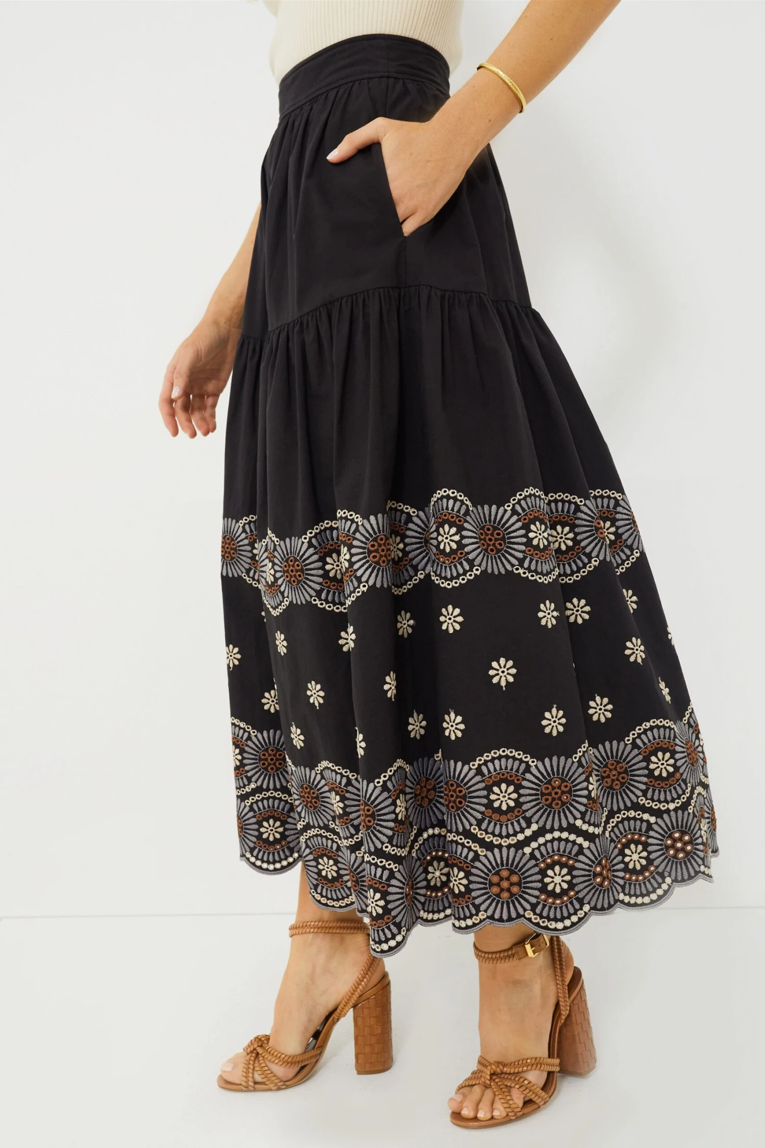 Vanessa Bruno Noir Aoda Skirt - Image 3