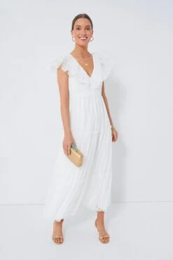 Blanc Giselle Tulle Gown