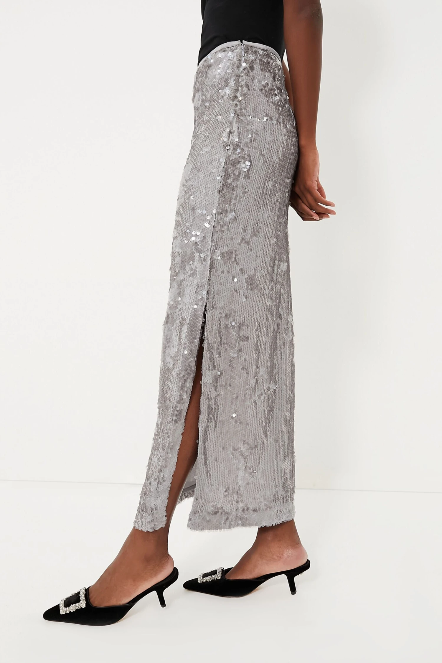 Sequins Maxi Skirt - Image 3