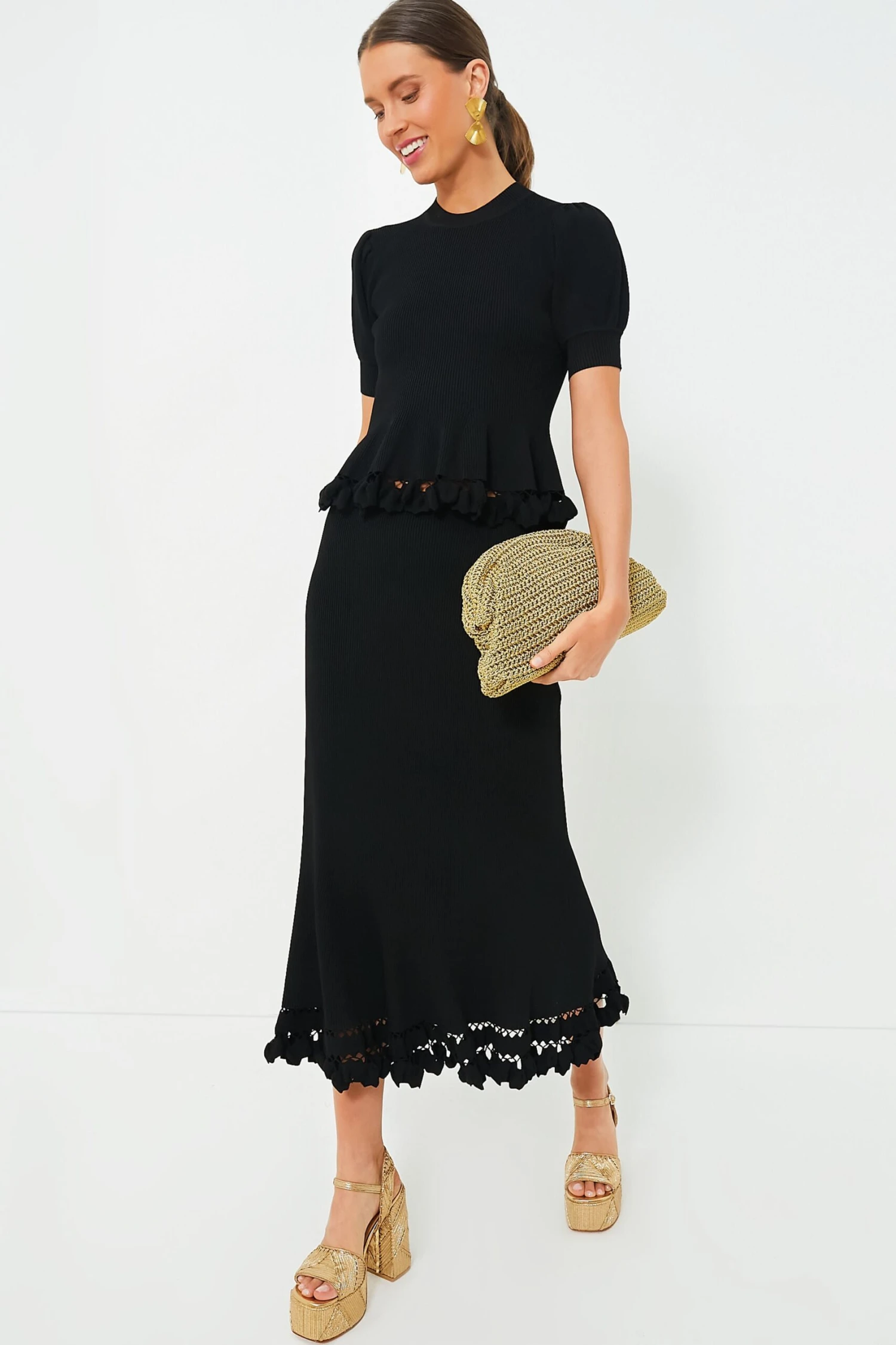 ULLA JOHNSON Noir Ayla Skirt - Image 2