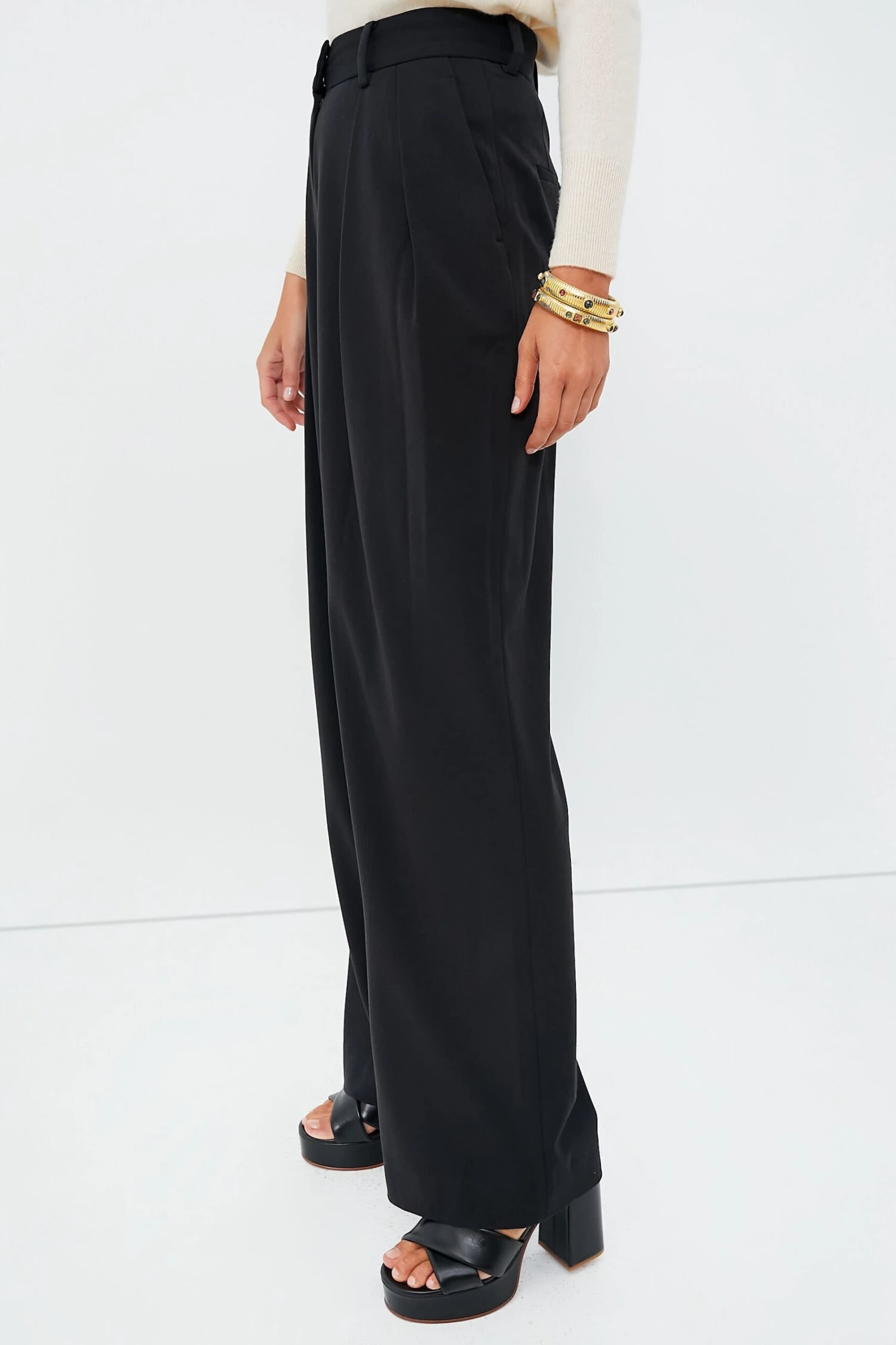 Staud Black Luisa Pant - Image 3