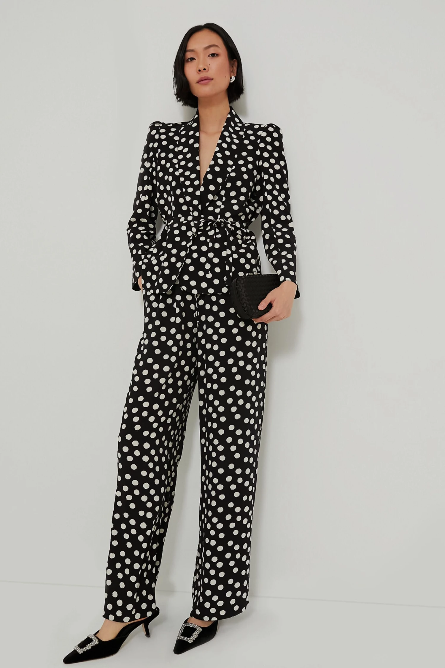 Painterly Dots Black Sharon Pants - Image 2