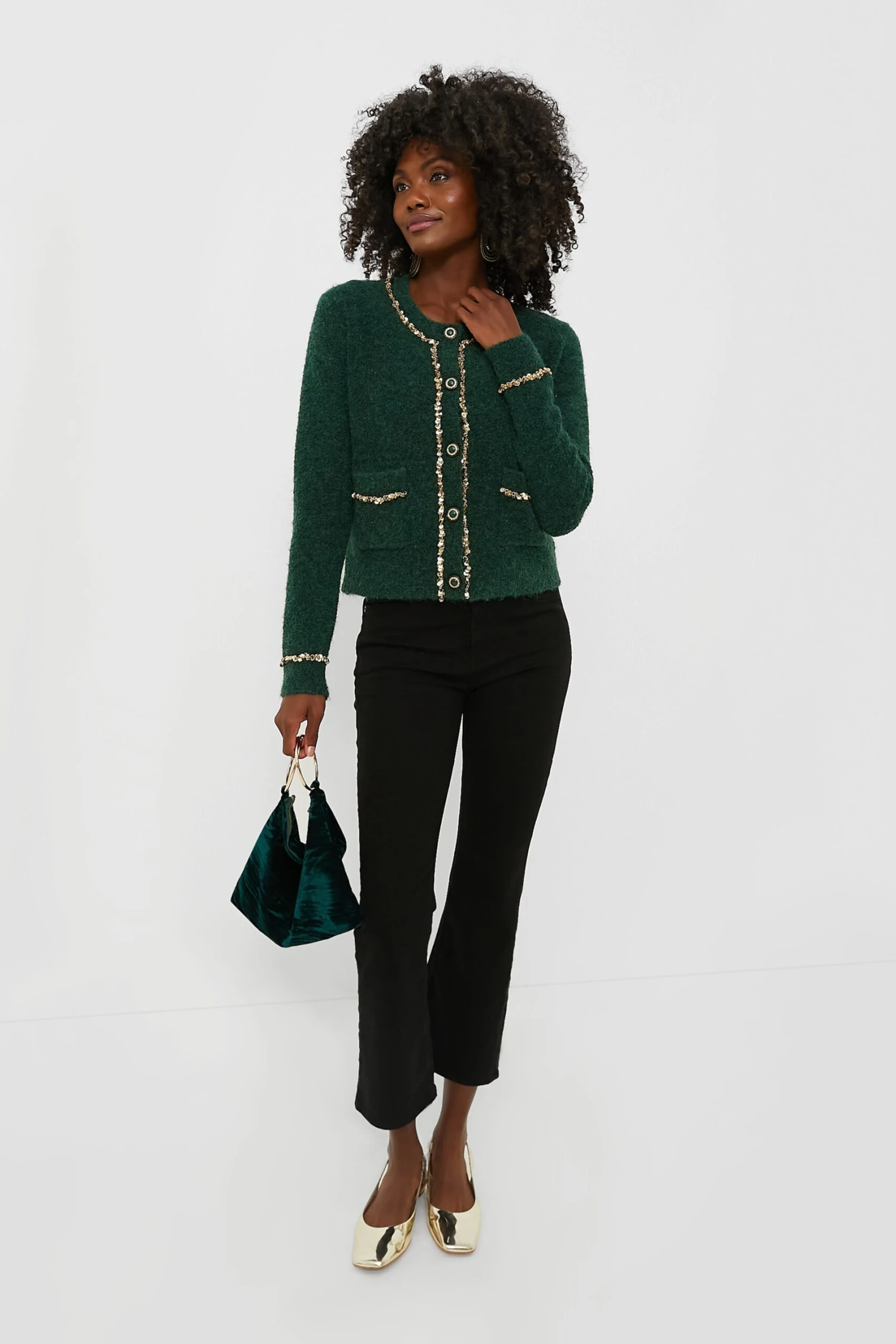 CITIZENS OF HUMANITY Plush Black Isola Cropped Boot - Image 2