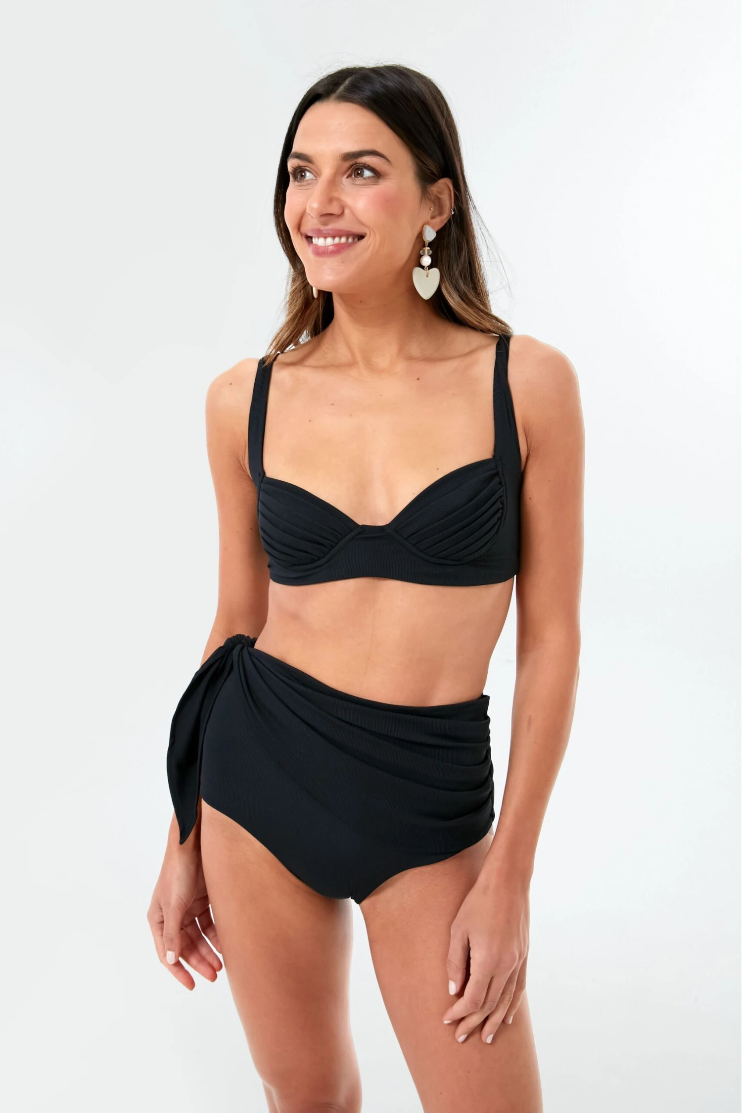 Black Bella Side Tie Bottom - Image 4