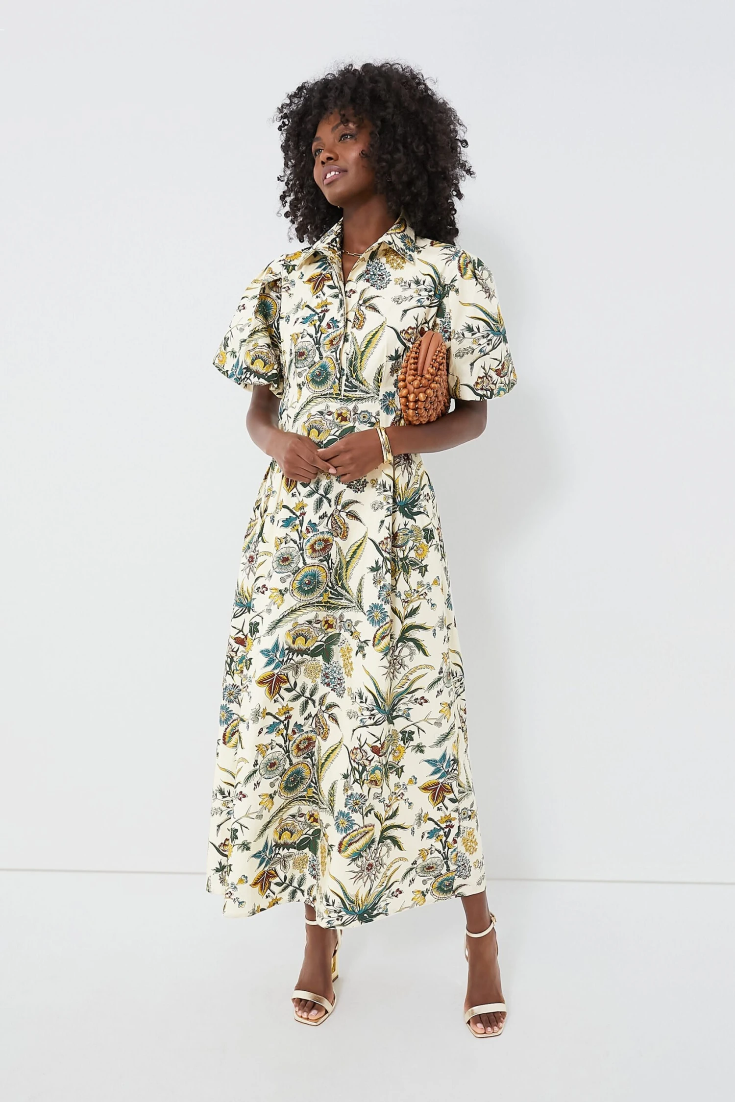 Sharp Floral Delaney Dress