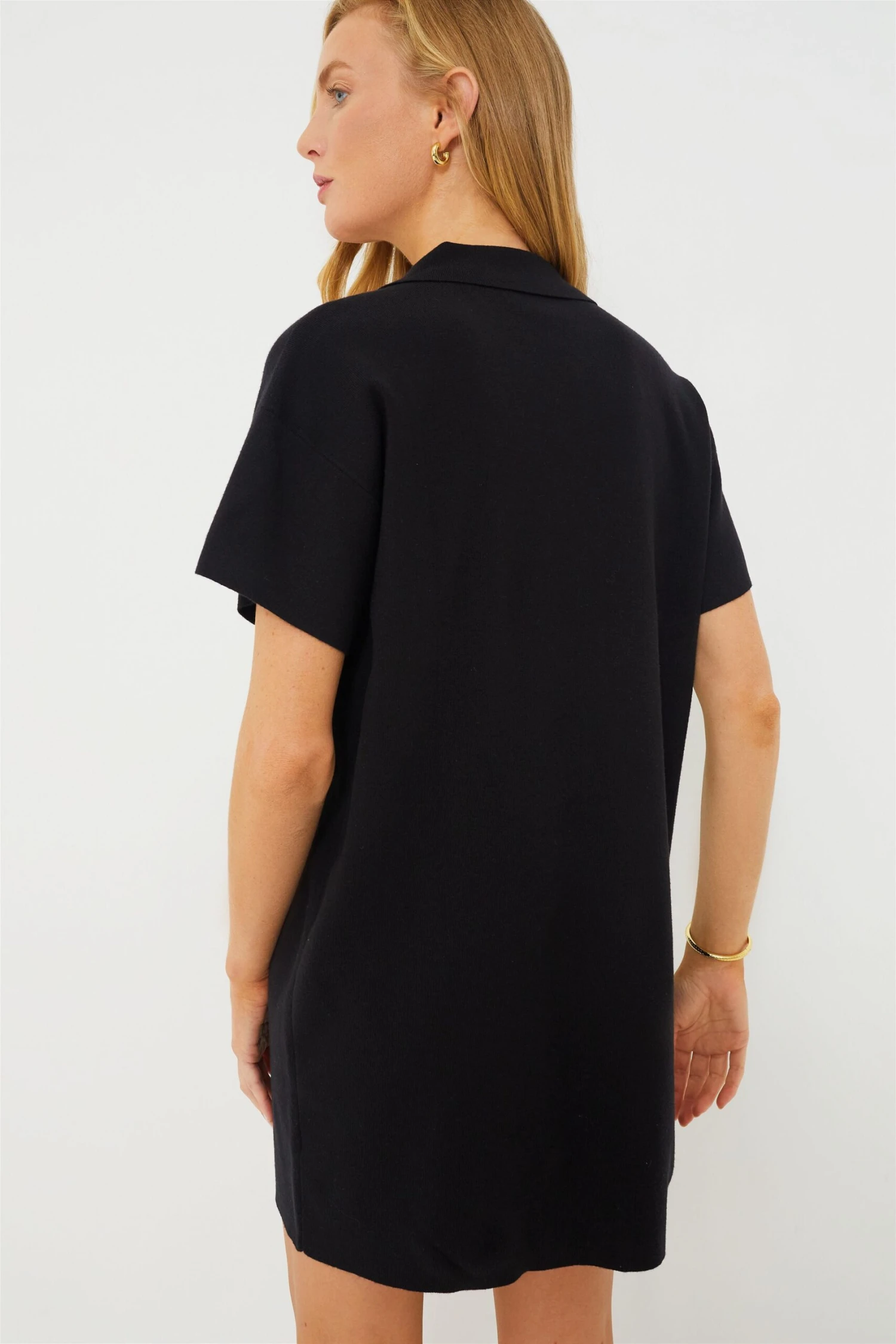 Black Channing Polo Mini Dress - Image 4