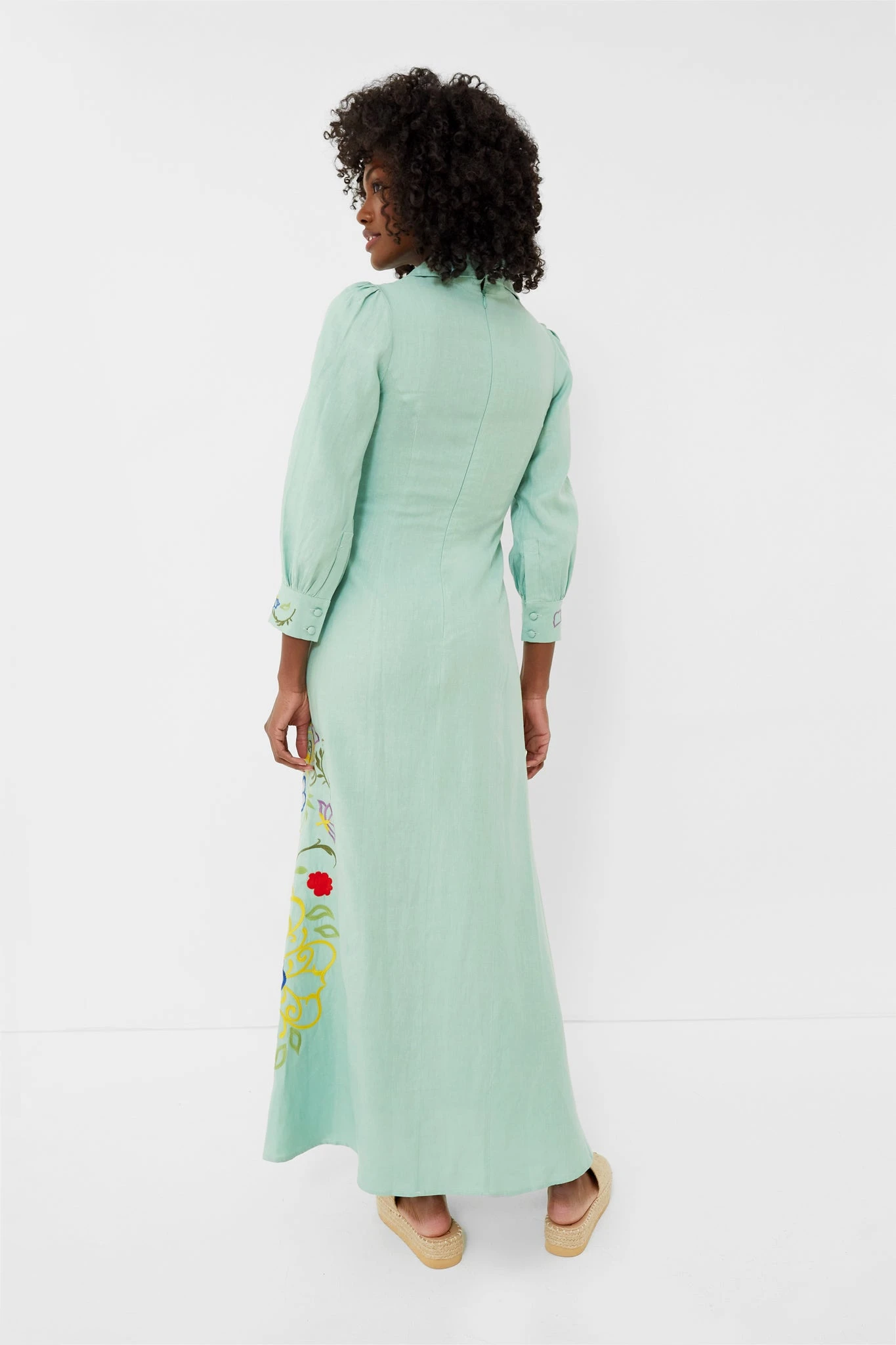 Sage Leaf Fatma Maxi Dress - Image 4