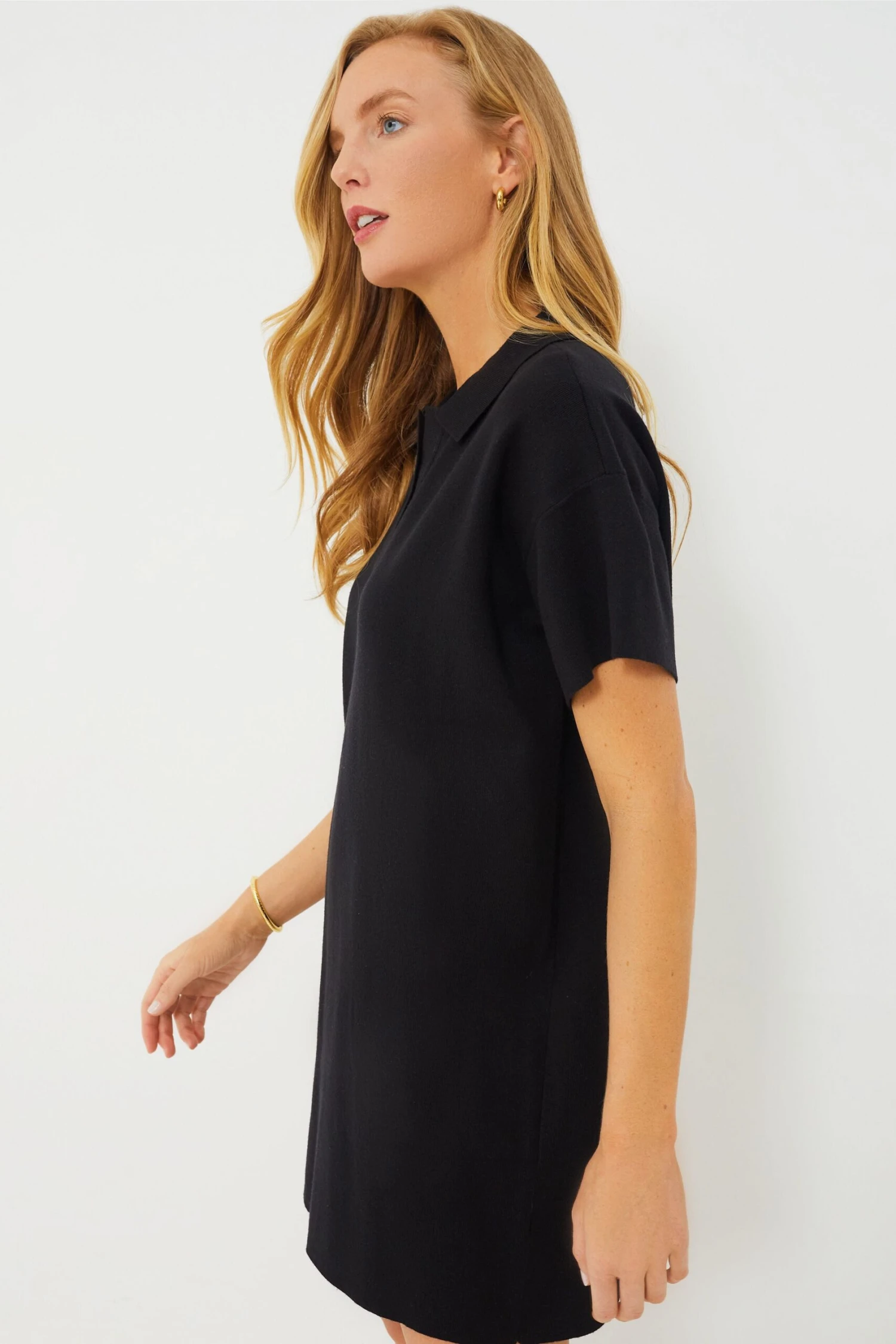 Black Channing Polo Mini Dress - Image 3