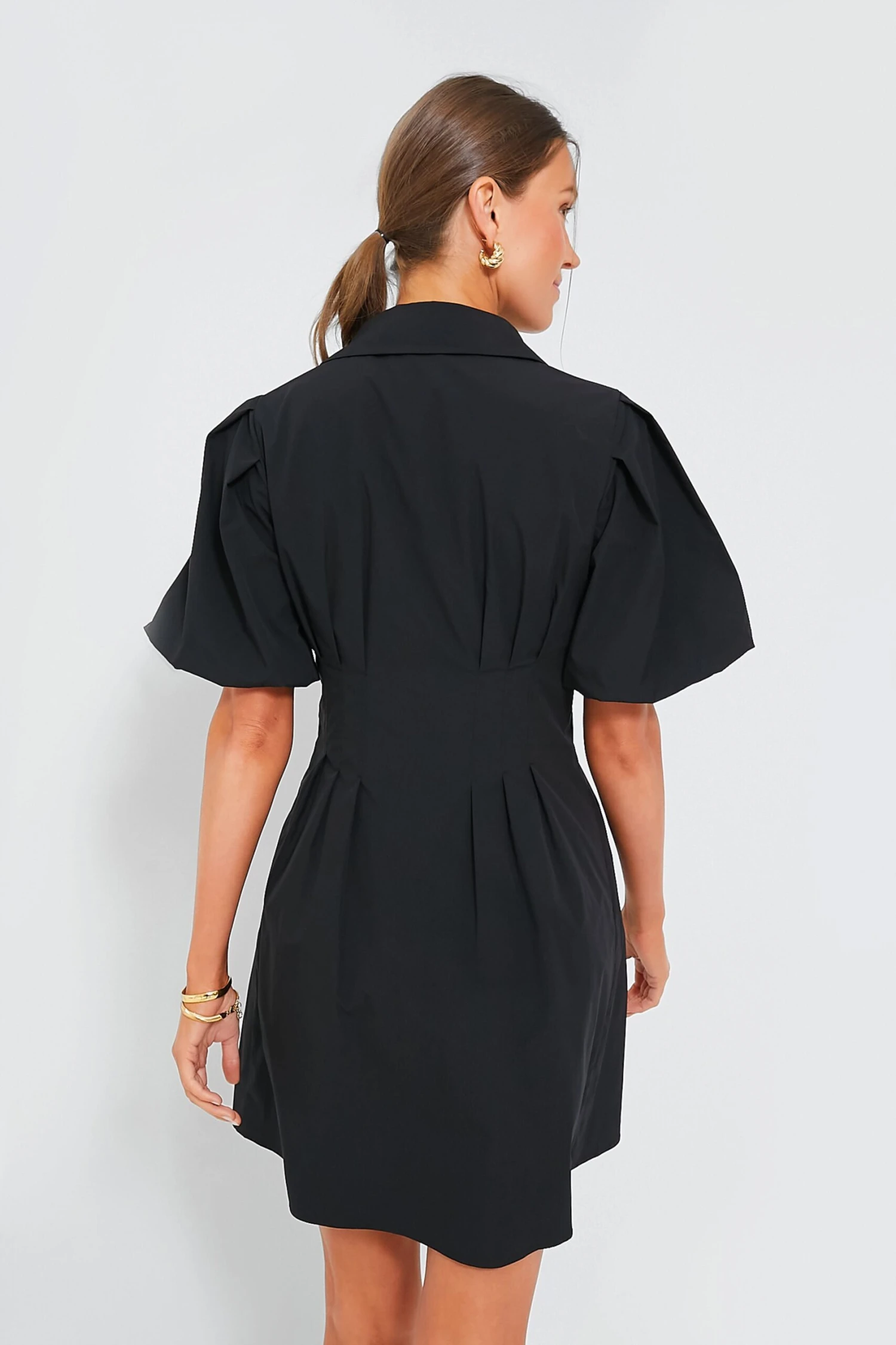 Black Mini Delaney Dress - Image 3