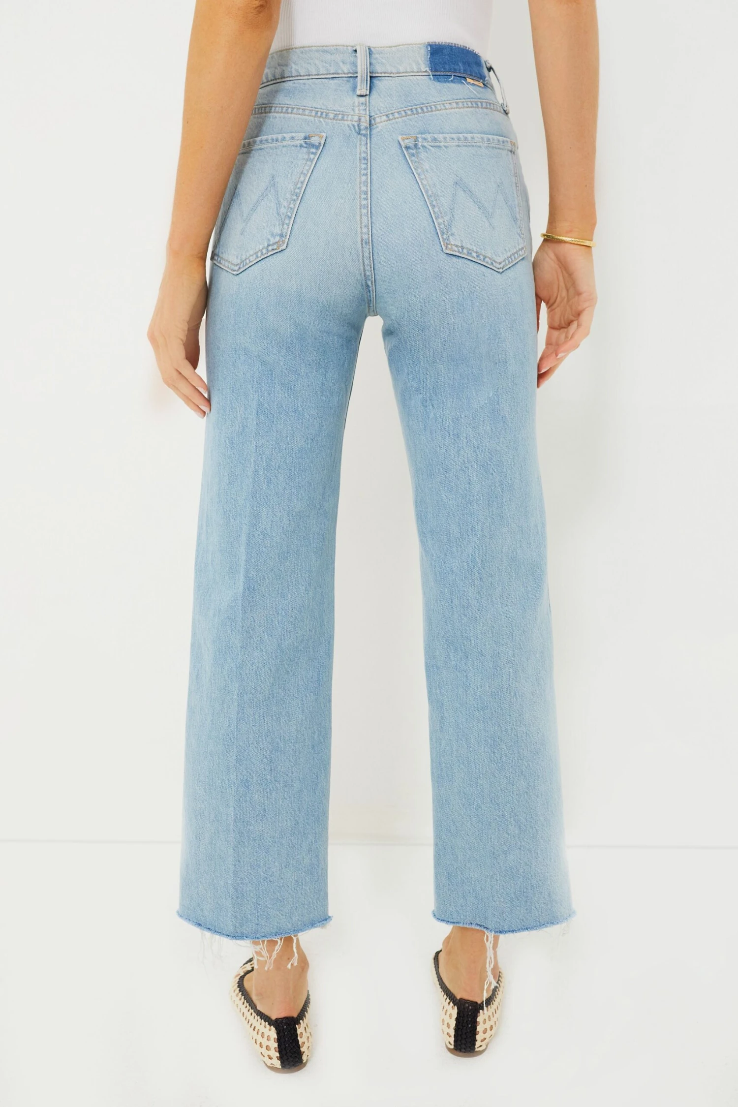 MOTHER I'm With The Band The Rambler Zip Ankle Fray - Image 4