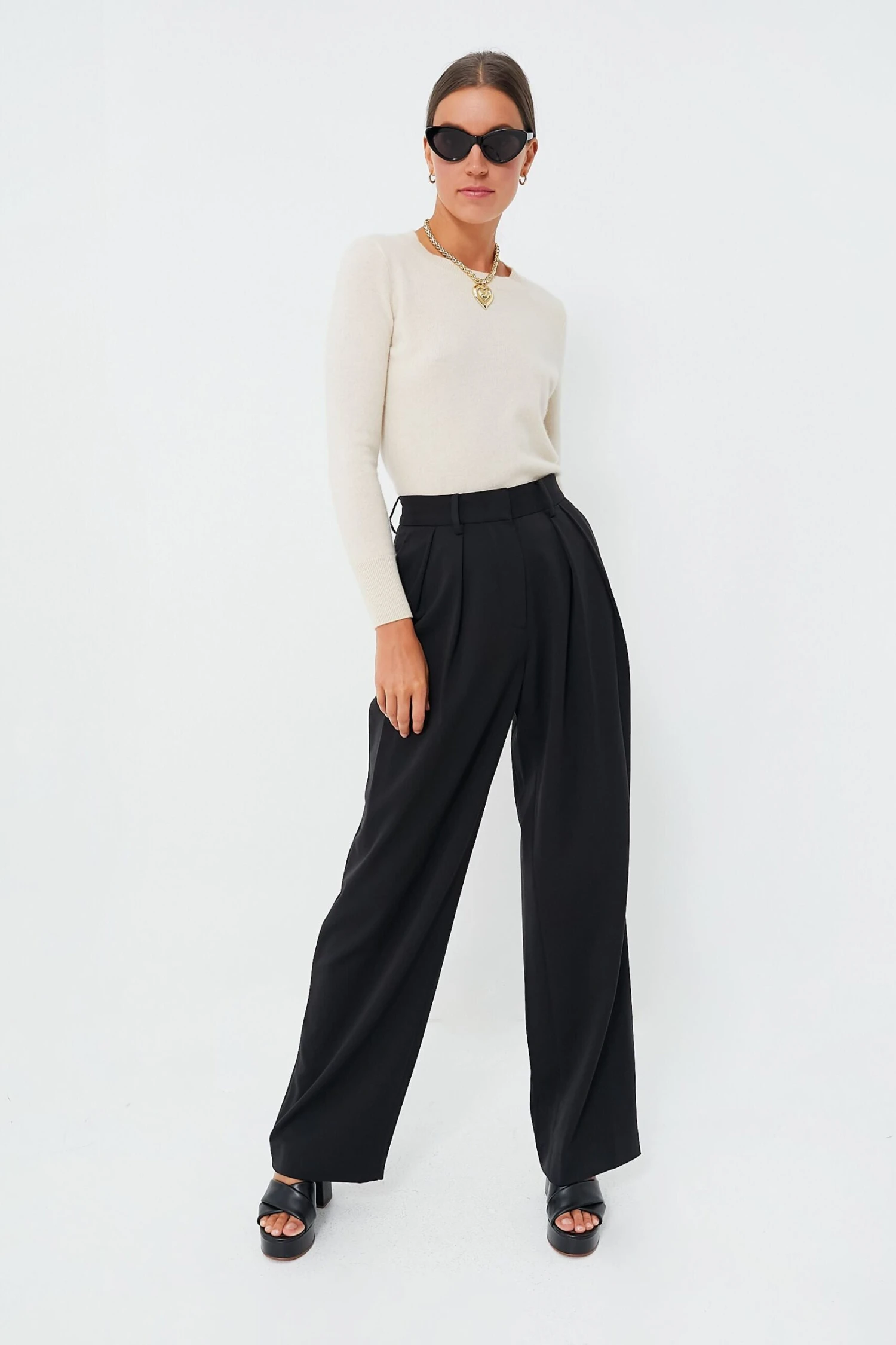 Staud Black Luisa Pant - Image 2