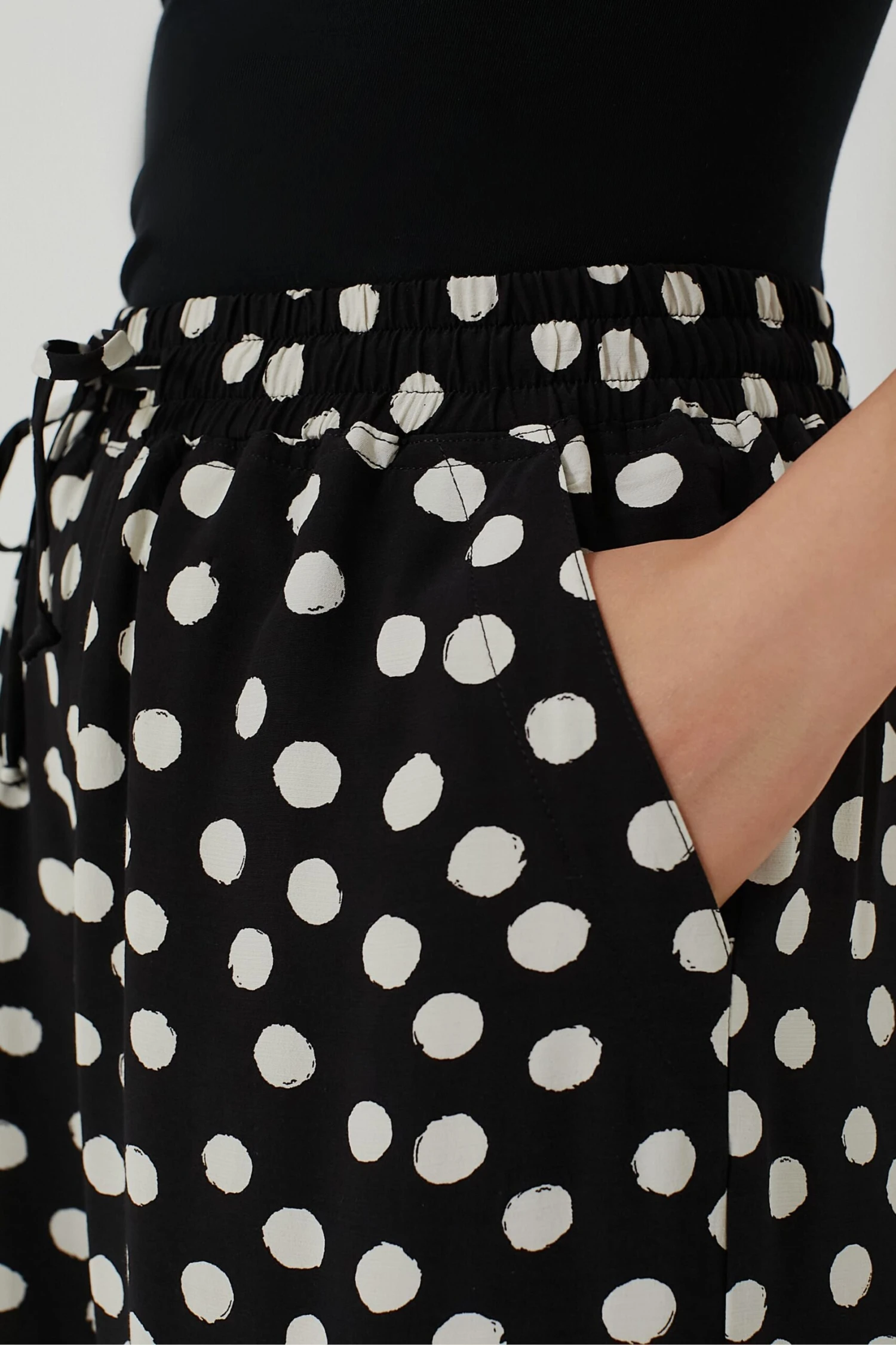 Painterly Dots Black Sharon Pants - Image 5