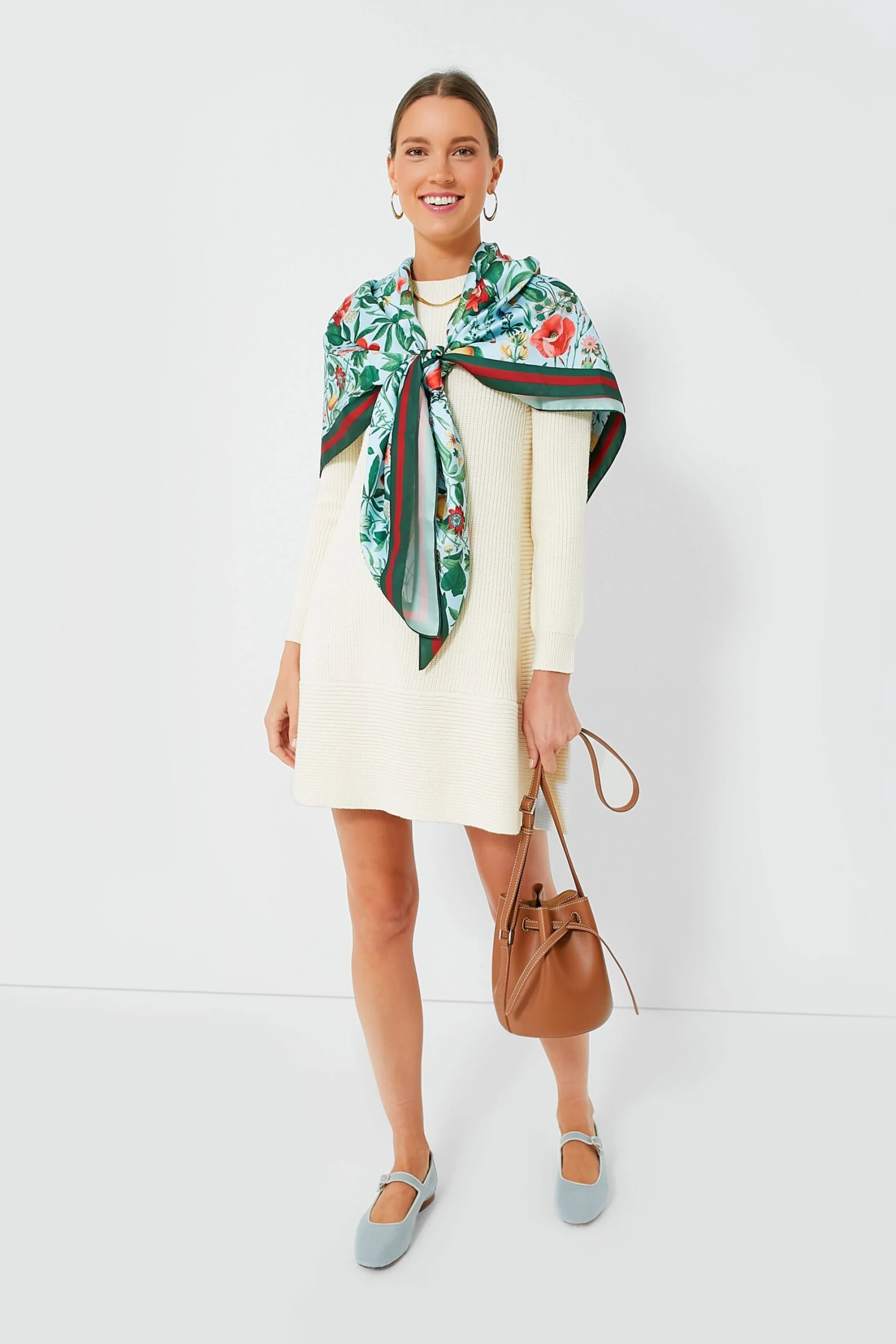 Cream Ainsley Knit Dress - Image 7