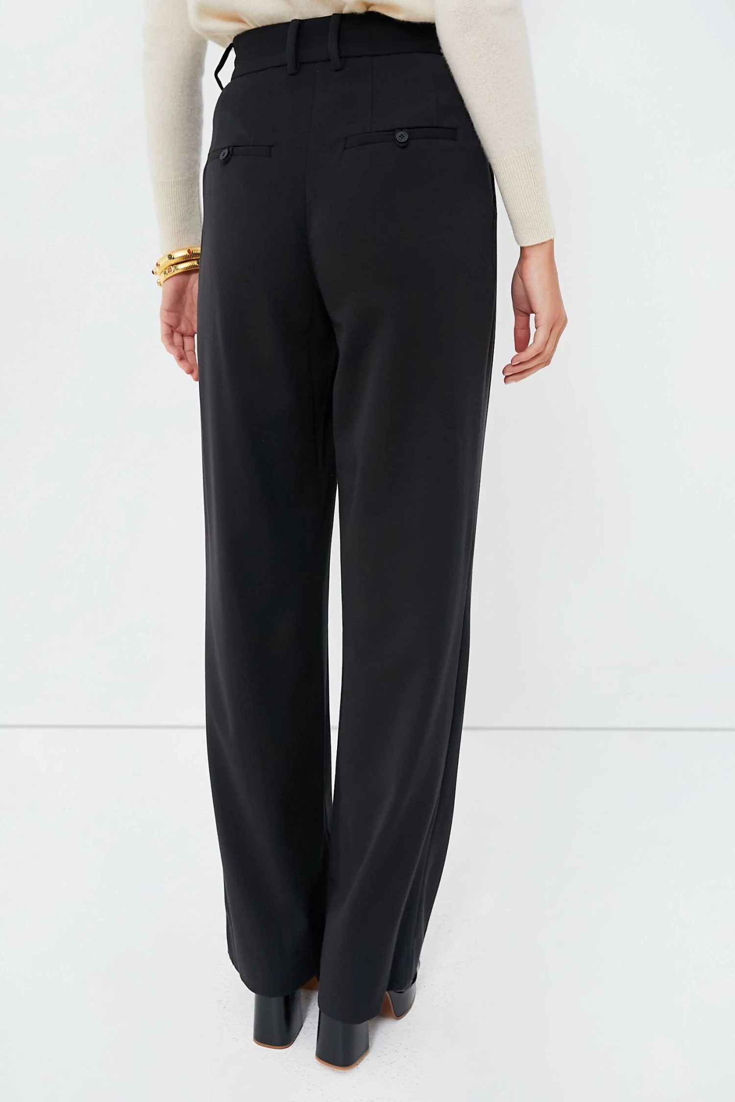 Staud Black Luisa Pant - Image 4