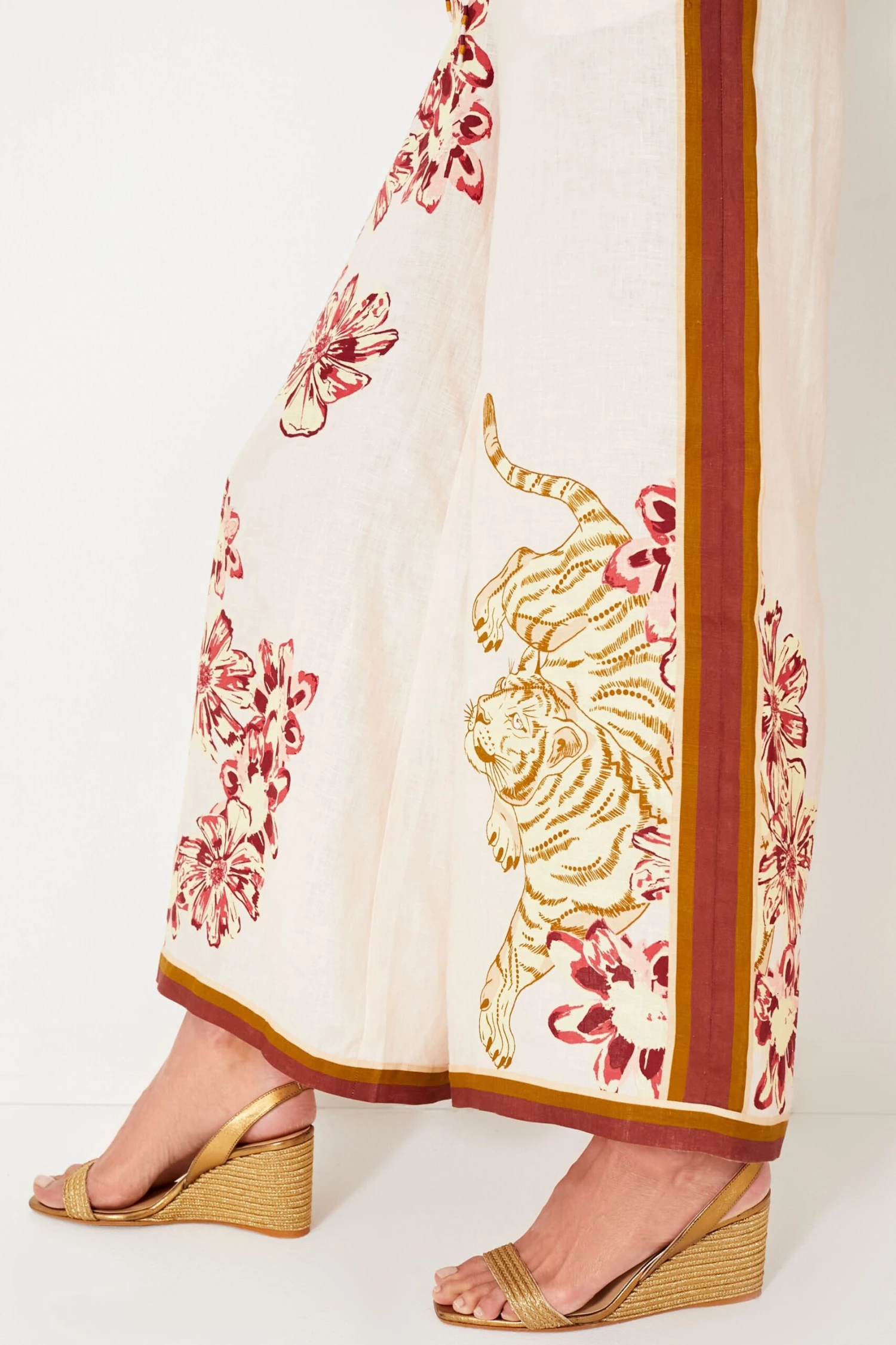 Flower Tiger Nude Pant - Image 5